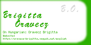 brigitta oravecz business card